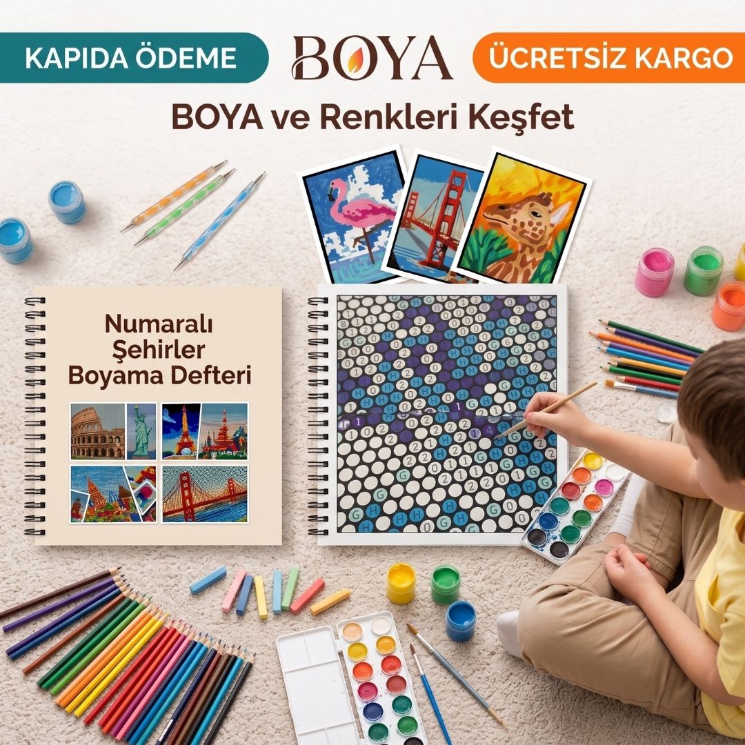 RENKLERLE KEŞFET, KEYİFLE BOYA!