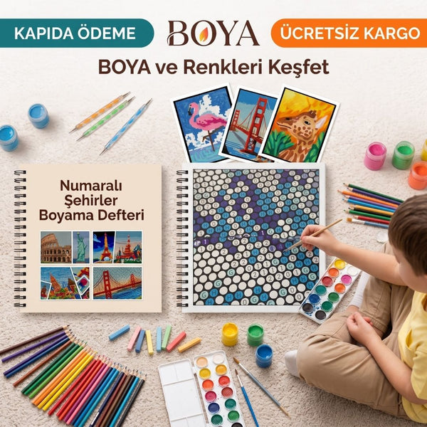 RENKLERLE KEŞFET, KEYİFLE BOYA!